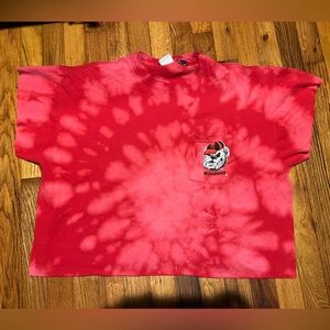 Upcycled VTG UGA crop top